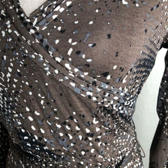 CAbi #658 Dappled Dots Normcore, Career Faux Wrap Dress Size M - Picture 6 of 16